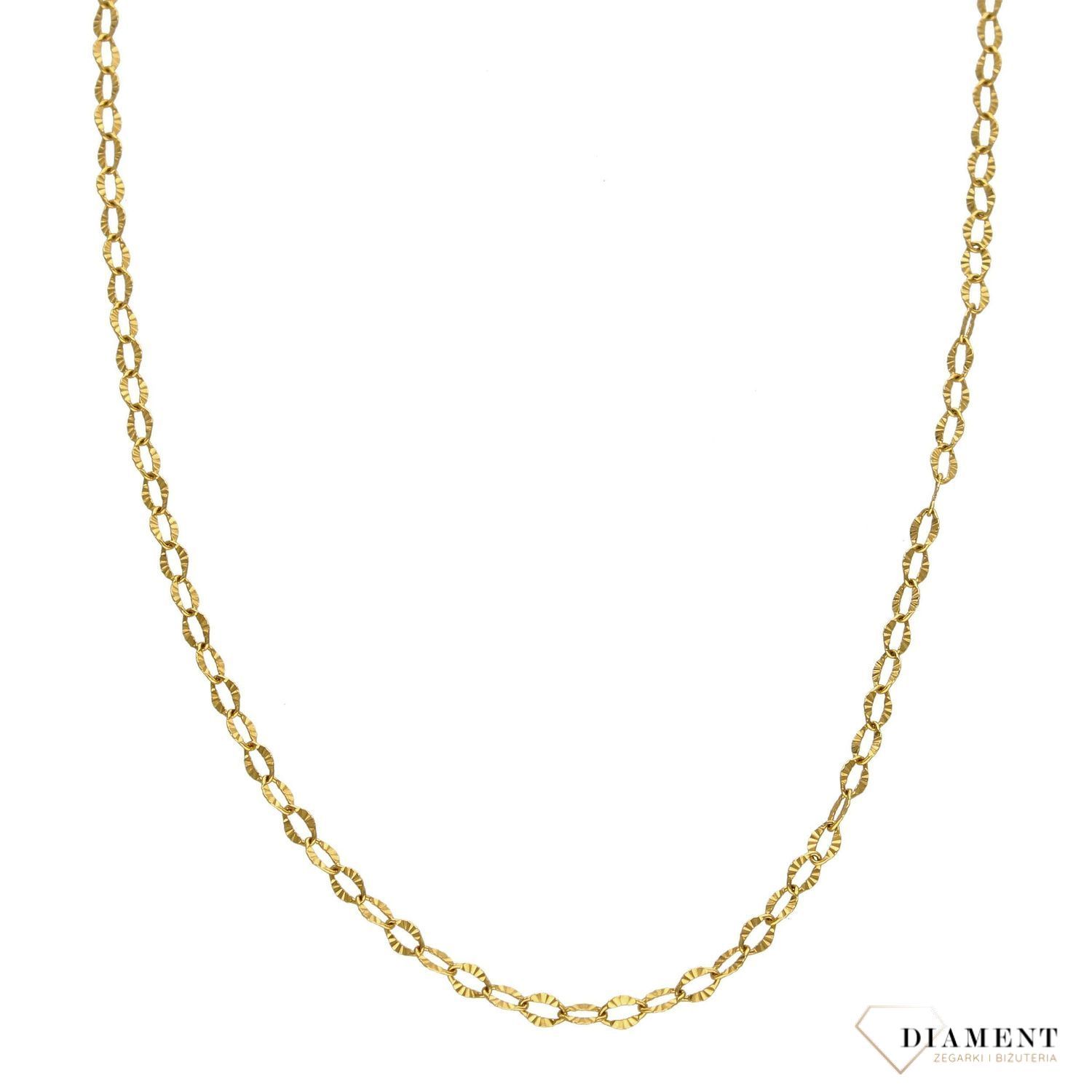 Złoty łańcuszek 585 o szerokości 2 mm DIA-LAN-1093-585 2mm.jpg